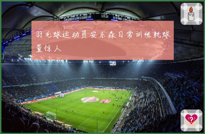 羽毛球运动员安东森日常训练耗球量惊人